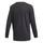 Clothing Children Long sleeved tee-shirts adidas Originals 3STRIPES LS Black