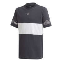 Clothing Boy Short-sleeved t-shirts adidas Originals PANEL TEE Grey / White