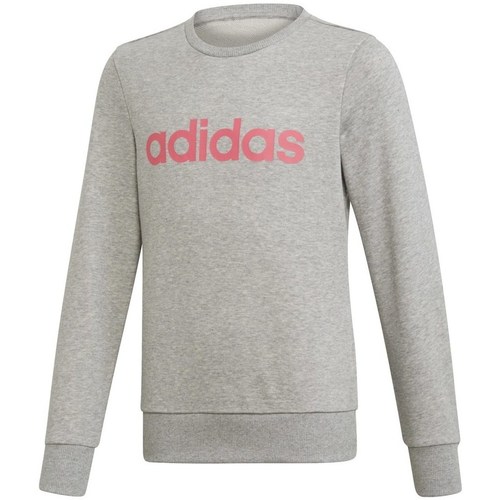 Clothing Girl Sweaters adidas Originals Linear Grey