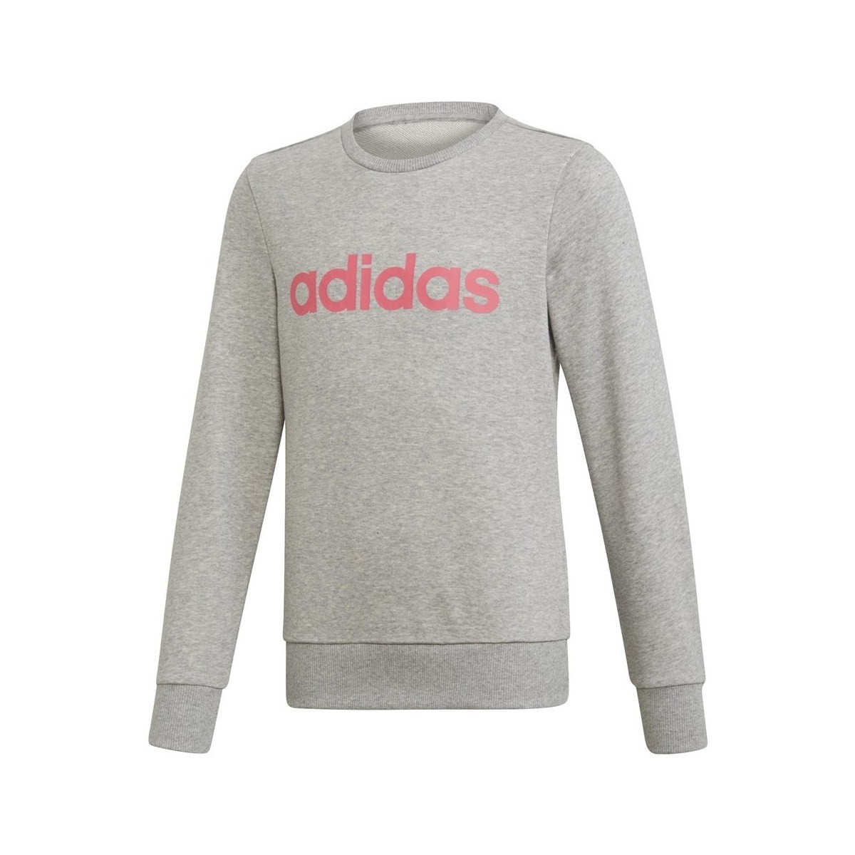 Clothing Girl Sweaters adidas Originals Linear Grey