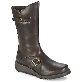 Shoes Women Mid boots Fly London  Brown