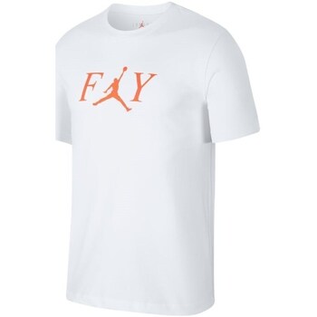 Nike  Fly Crew  men's T shirt in White