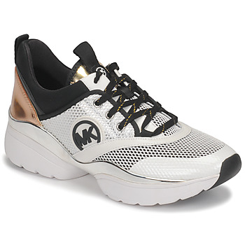 Shoes Women Low top trainers MICHAEL Michael Kors CHARLIE TRAINER White / Black / Pink / Gold
