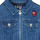 Clothing Girl Denim jackets Ikks XR40052 Blue