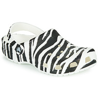Shoes Women Clogs Crocs CLASSIC ANIMAL PRINT CLOG Zebra