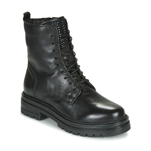 Shoes Women Mid boots Mjus DOBLE LACE Black