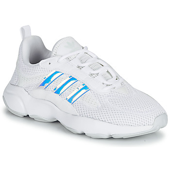 Shoes Girl Low top trainers adidas Originals HAIWEE J White / Iridescent