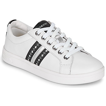 Shoes Girl Low top trainers Geox DJROCK White