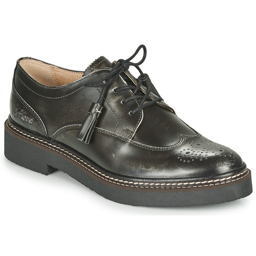 Shoes Women Derby Shoes Kickers OXANYBY Silver / Black