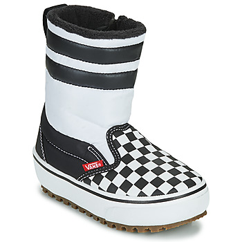Shoes Children Snow boots Vans YT SLIP-ON SNOW BOOT MTE Black / White