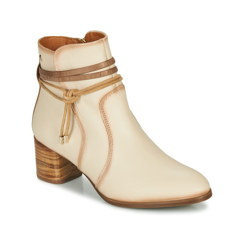 Shoes Women Ankle boots Pikolinos CALAFAT W1Z Beige / Brown