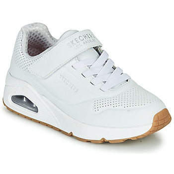 Shoes Children Low top trainers Skechers UNO White