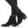 Shoes Women Ankle boots Ikks TIAG SUEDE Black