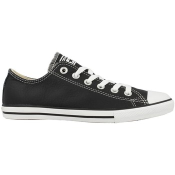Shoes Low top trainers Converse CT Leather Black, White