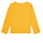 Clothing Girl Long sleeved tee-shirts Catimini CR10135-72-J Yellow