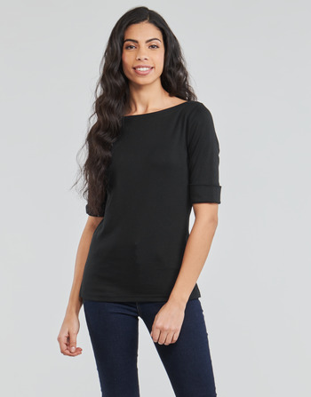 Clothing Women Long sleeved tee-shirts Lauren Ralph Lauren JUDY Black