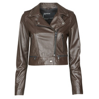 Clothing Women Leather jackets / Imitation leather Oakwood YOKO Brown