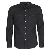 Clothing Men Long-sleeved shirts Levi's BARSTOW WESTERN STANDARD Black