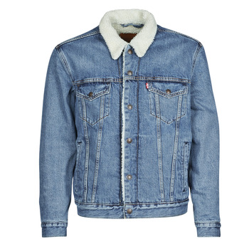 Clothing Men Denim jackets Levi's TYPE 3 SHERPA TRUCKER Blue