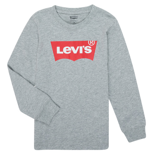 Clothing Boy Long sleeved tee-shirts Levi's BATWING TEE LS Grey