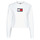 Clothing Women Sweaters Tommy Jeans TJW TOMMY FLAG CREW White