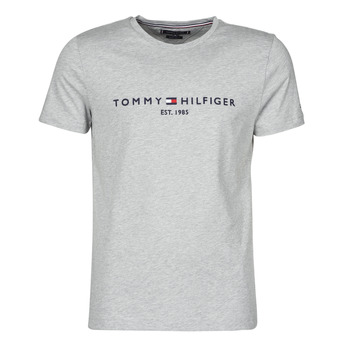 Clothing Men Short-sleeved t-shirts Tommy Hilfiger TOMMY LOGO TEE Grey