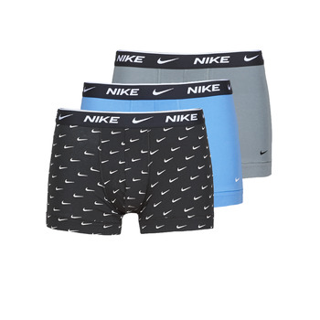 Underwear Men Boxer shorts Nike EVERYDAY COTTON STRETCH Black / Grey / Blue