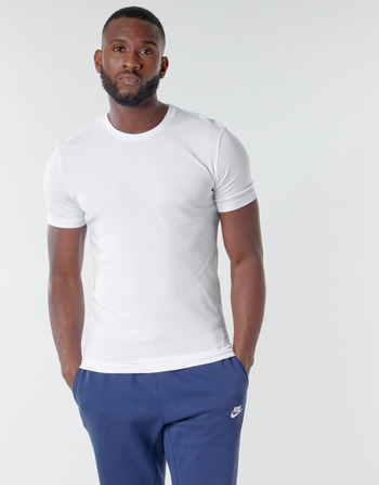 Clothing Men Short-sleeved t-shirts Nike EVERYDAY COTTON STRETCH White