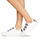 Shoes Women Low top trainers Bons baisers de Paname EDITH GLITTER TONGUE White