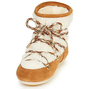 Moon Boot DARK SIDE LOW SHEARLING Camel / White