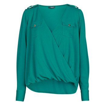 Clothing Women Tops / Blouses Marciano SALLY CREPE TOP Green