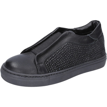 Shoes Girl Trainers Holalà BT374 Black