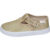 Shoes Girl Low top trainers Enrico Coveri BN686 Gold