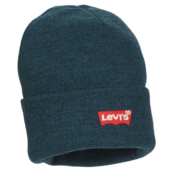 Levis  RED BATWING EMBROIDERED SLOUCHY BEANIE  men's Beanie in Blue. Sizes available:Unique