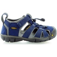 Shoes Boy Outdoor sandals Keen Seacamp II Cnx Graphite, Navy blue