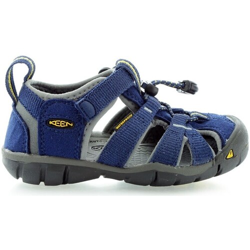 Shoes Children Sandals Keen Seacamp II Cnx Graphite, Navy blue