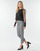 Clothing Women 5-pocket trousers Freeman T.Porter SHELBY MOKKA Grey / Clear