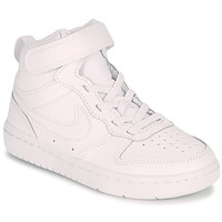 Shoes Children Hi top trainers Nike COURT BOROUGH MID 2 PS White