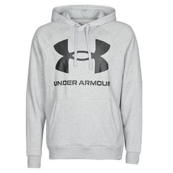 Clothing Men Sweaters Under Armour UA RIVAL FLEECE BIG LOGO HD Grey / Clear