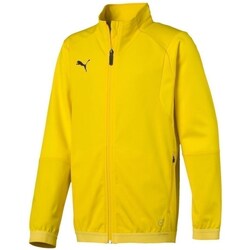 Clothing Boy Track tops Puma Liga Training Jacket Yellow