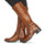 Shoes Women High boots Dream in Green NOURON Camel