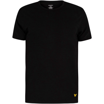 Lyle & Scott 3 Pack Maxwell Lounge Crew T-Shirts black