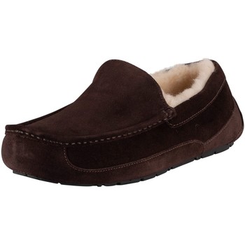 Shoes Men Slippers UGG Ascot Suede Slippers brown