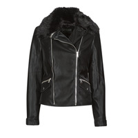 Clothing Women Leather jackets / Imitation leather Guess CANTARA Black