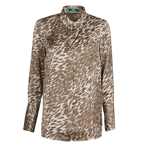 Clothing Women Tops / Blouses Guess VIVIAN Leopard