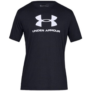 Clothing Men Short-sleeved t-shirts Under Armour Sportstyle Logo SS Black