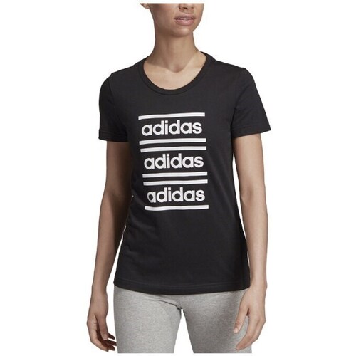 Clothing Women Short-sleeved t-shirts adidas Originals F50 Climacool Tee Black