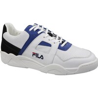 Shoes Men Low top trainers Fila Cedar CB Low White, Navy blue