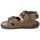 Shoes Boy Outdoor sandals Geox STORM Olive / Dk / Red