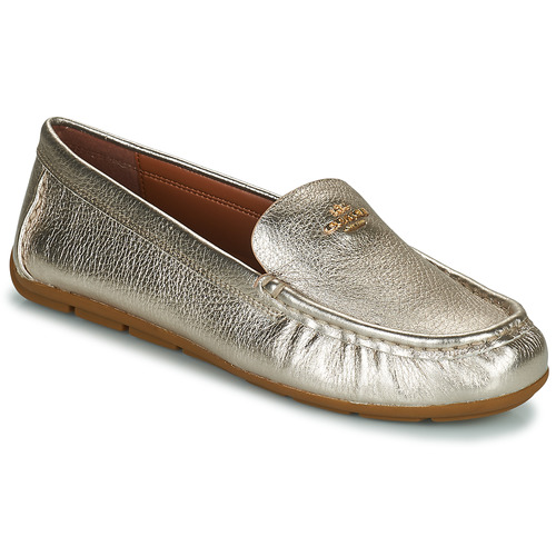 Shoes Women Loafers Coach MARLEY Gold